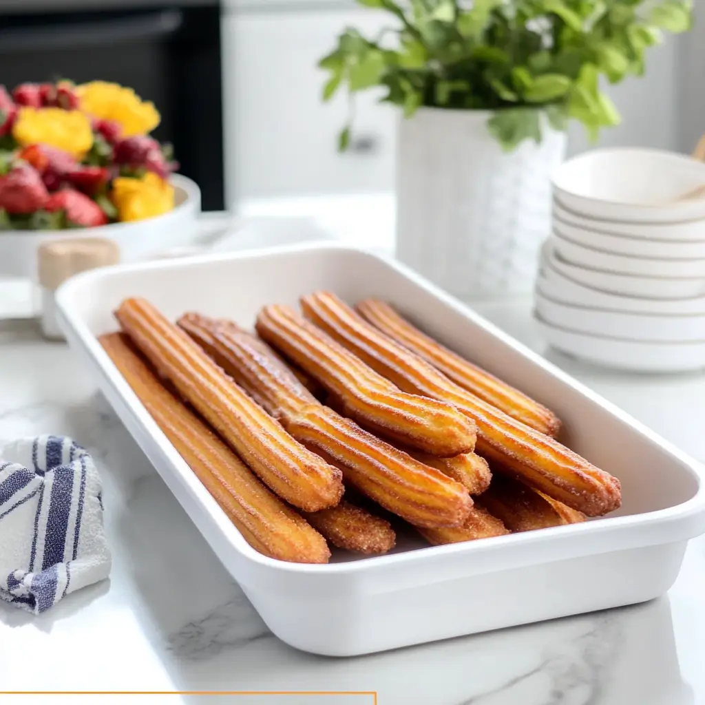 Air Fryer Churros Poppers