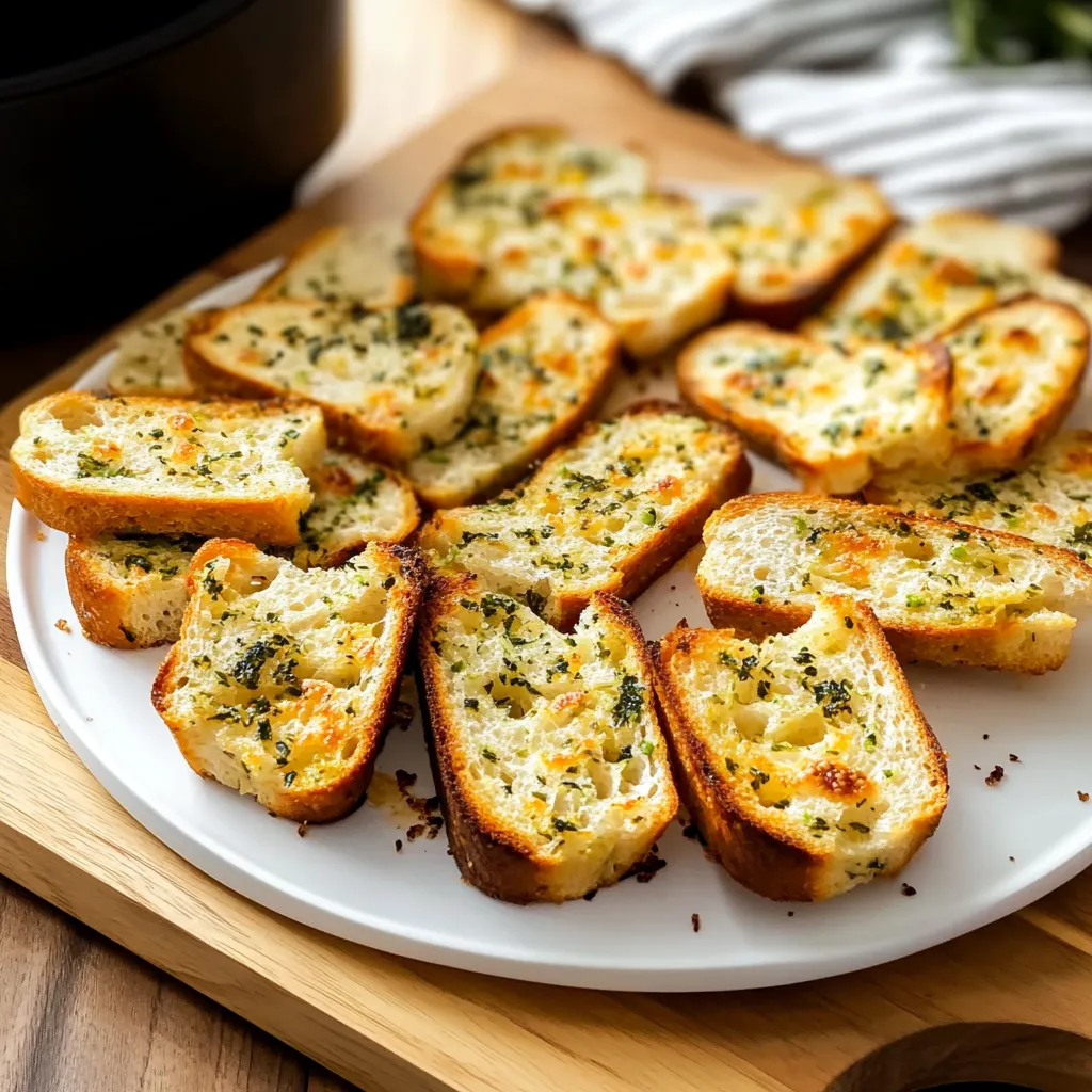 Air Fryer Frozen Garlic Cheese Bread