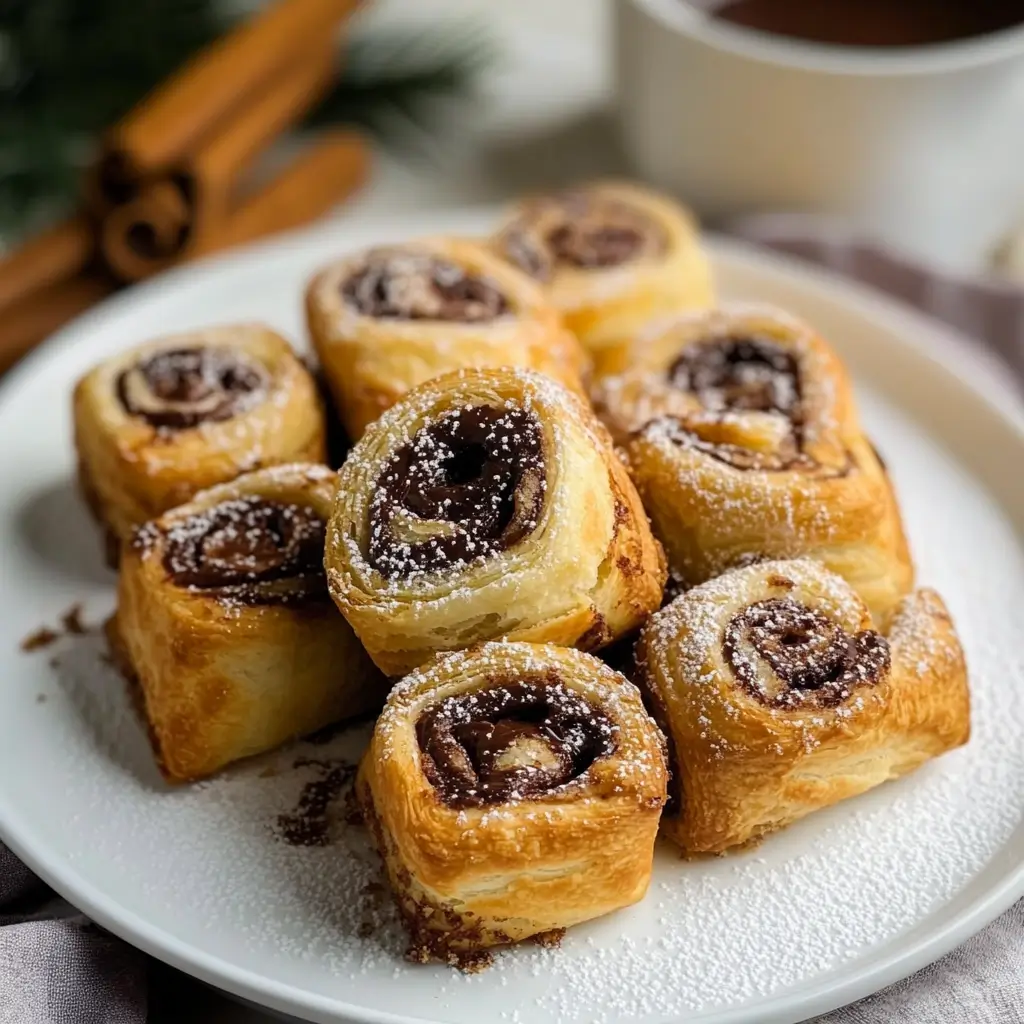 Air Fryer Nutella French Toast Roll-Ups