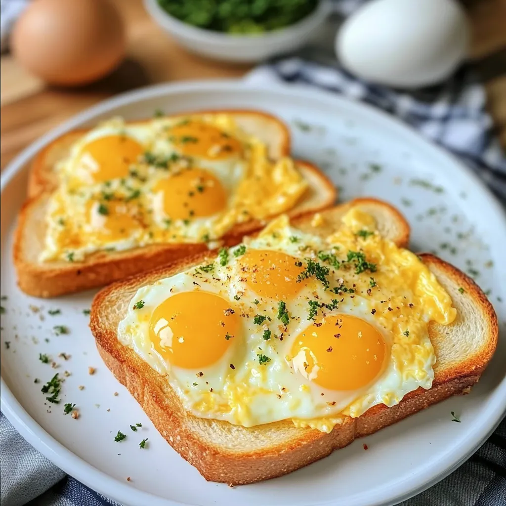 Air Fryer Toast Egg Bacon