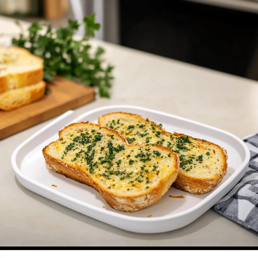 Cheesy Garlic Bread Air Fryer
