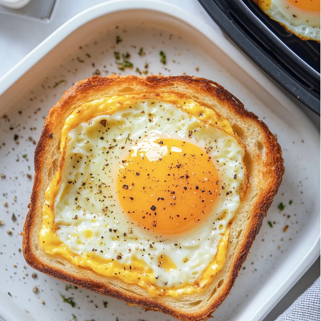 Egg Air Fryer Toast
