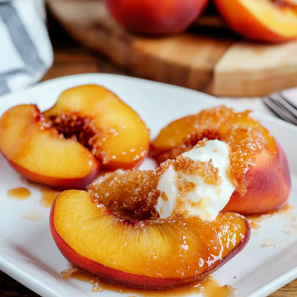 Fried Peaches Air Fryer