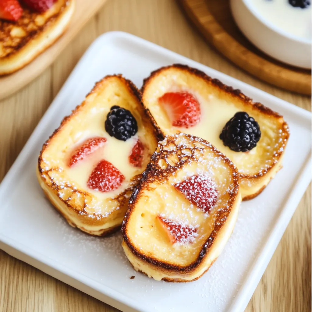 Homemade Air Fryer Yogurt Custard Toast