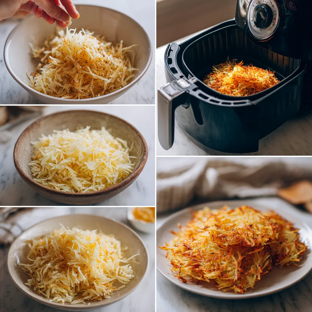 How to Make Air Fryer Hashbrowns From Scratch