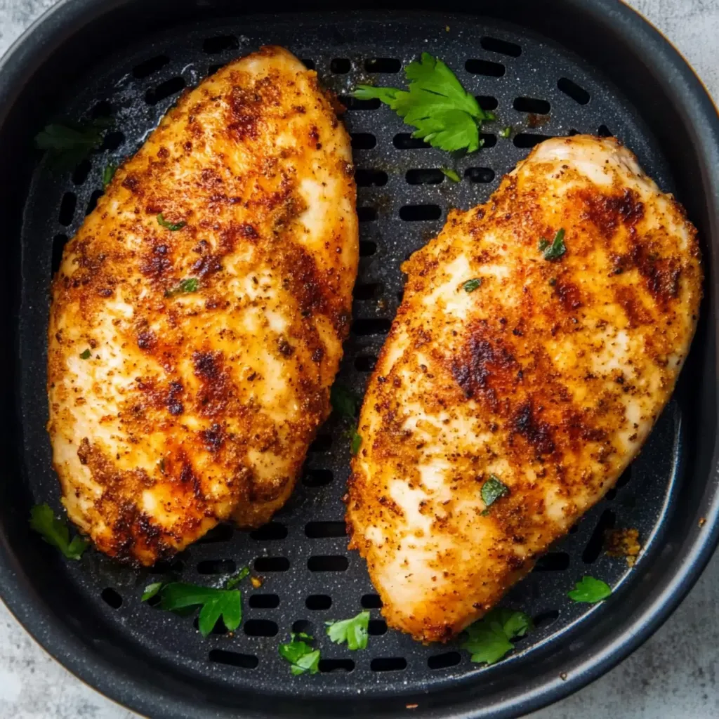 Juicy Air Fryer Chicken Breasts