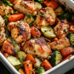 air fryer chicken potatoes and vegetables
