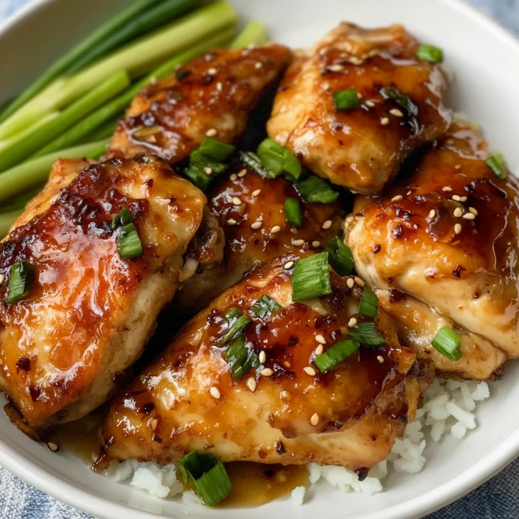 Air Fryer Honey Garlic Chicken