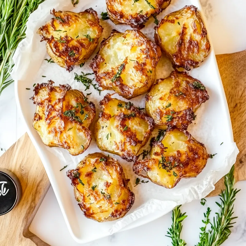 Air Fryer Smashed Potatoes