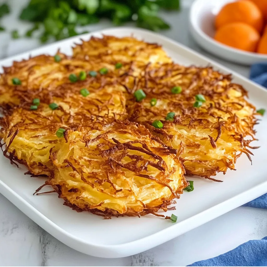 healthy hashbrowns - easy air fryer breakfast -