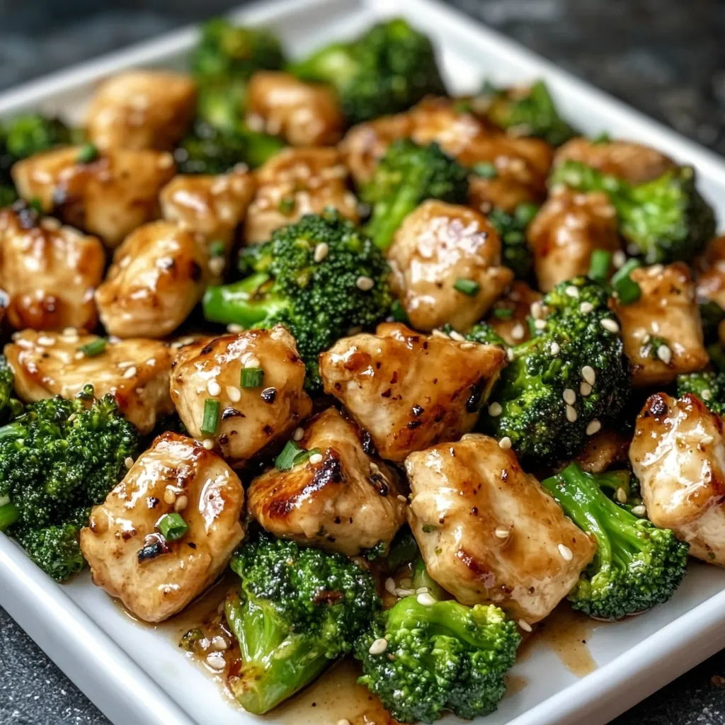 Healthy Air Fryer Garlic Chicken And Broccoli