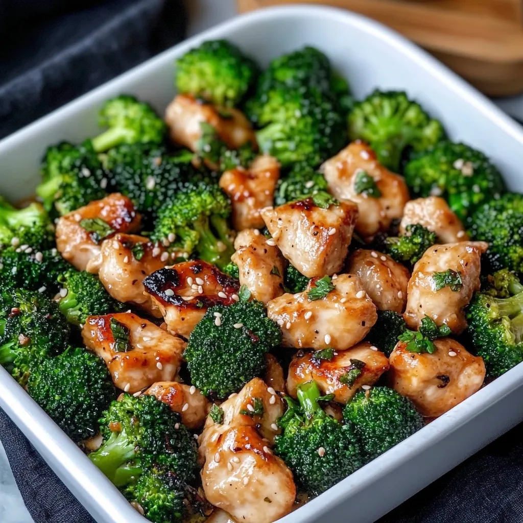 Healthy Air Fryer Garlic Chicken And Broccoli