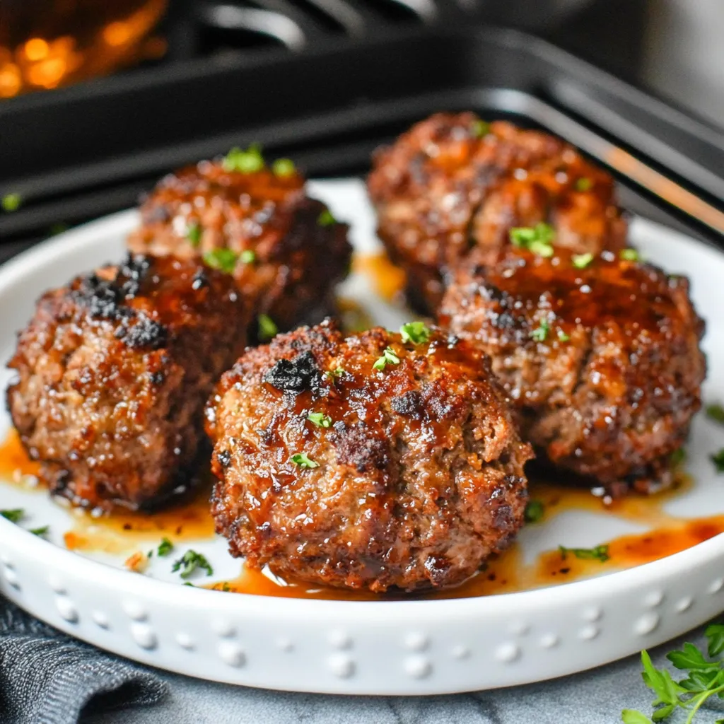 Air Fryer Loaded Mini Meatloaf