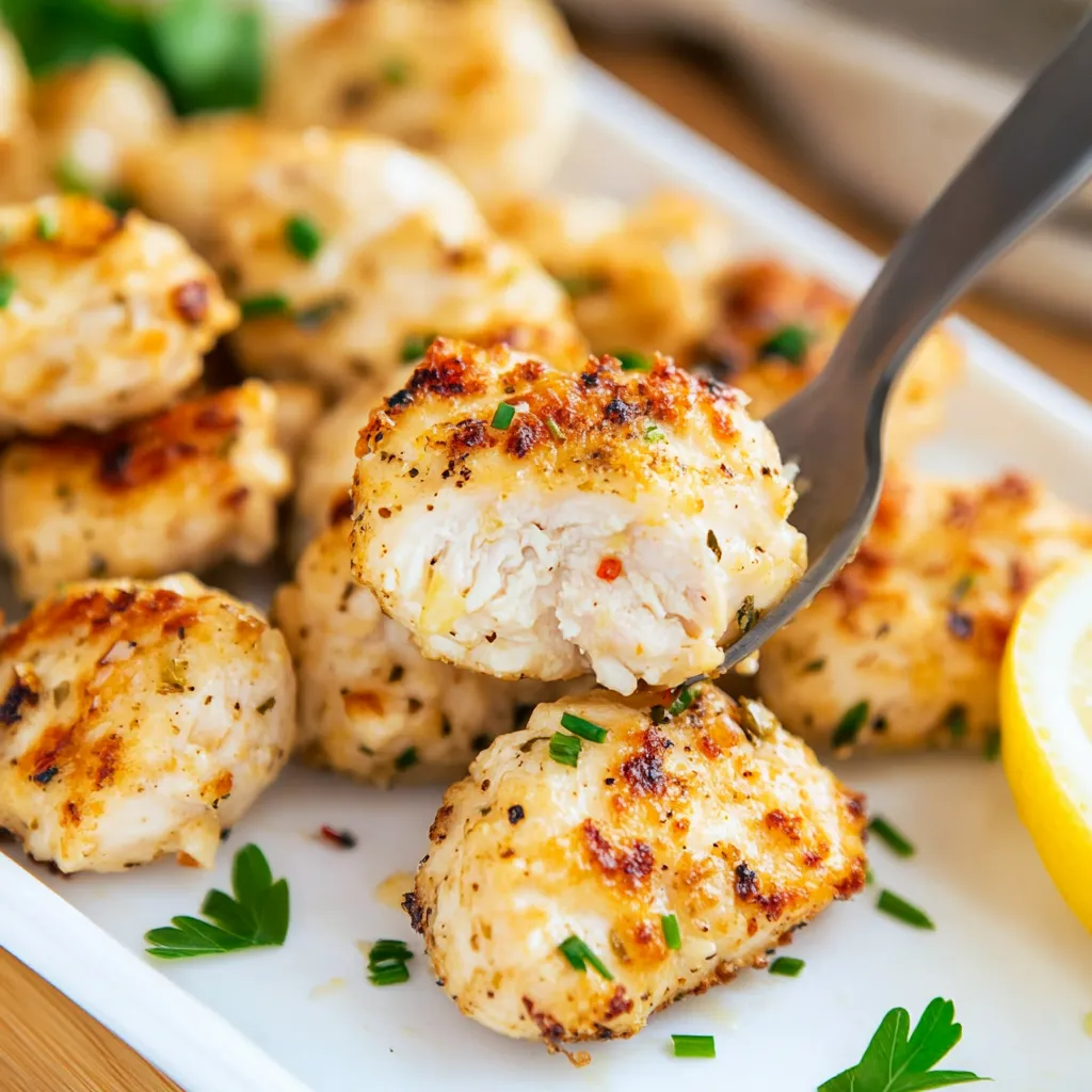 Air Fryer Lemon Chicken Bites