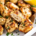 Air Fryer Lemon Chicken Bites