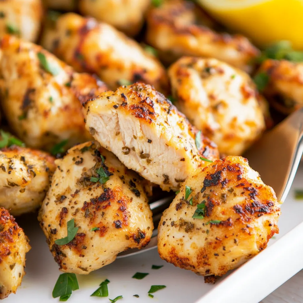 Air Fryer Lemon Chicken Bites