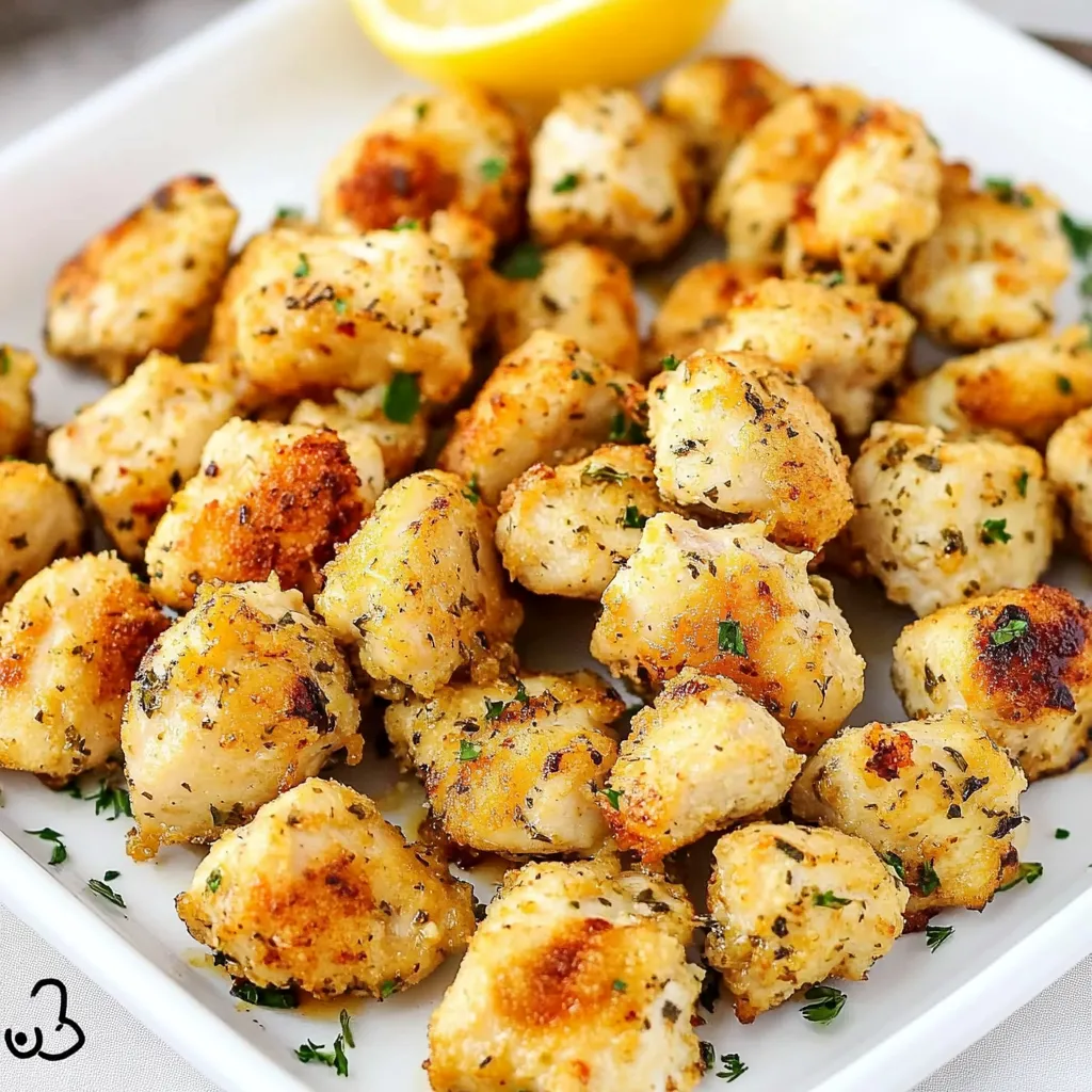 Air Fryer Lemon Chicken Bites