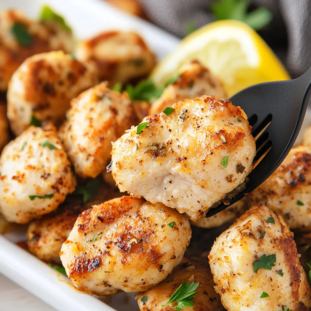 Air Fryer Lemon Chicken Bites