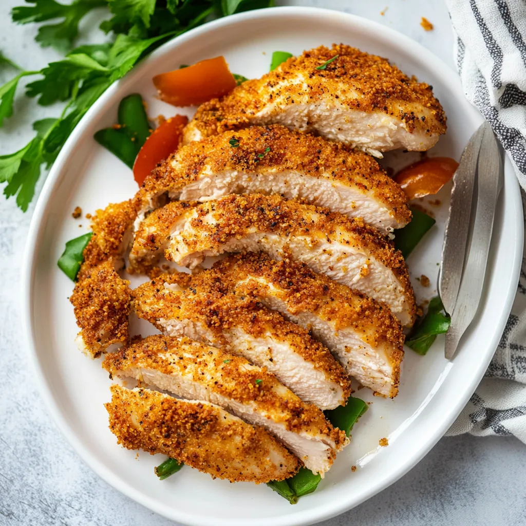 Air Fryer Fried Chicken Breast