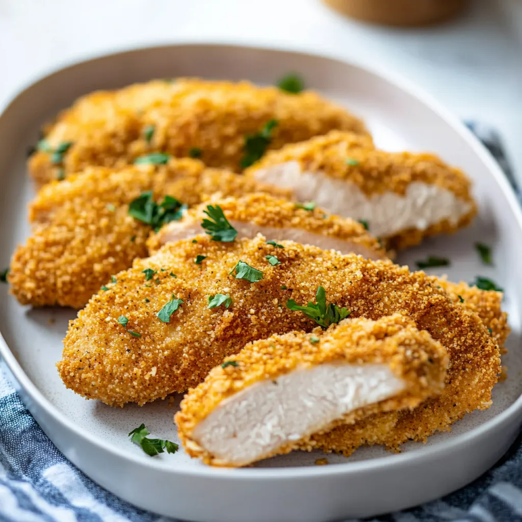 Air Fryer Breaded Chicken