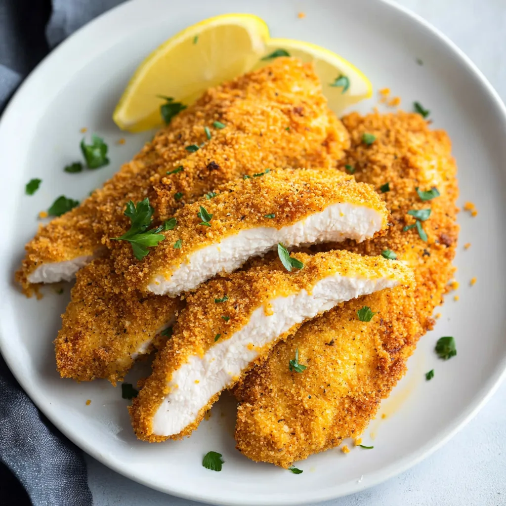 Air Fryer Breaded Chicken