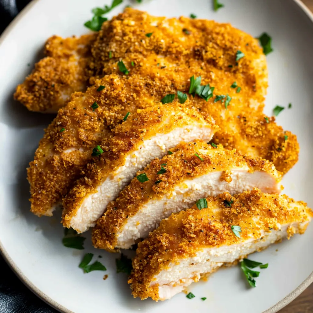 Air Fryer Breaded Chicken