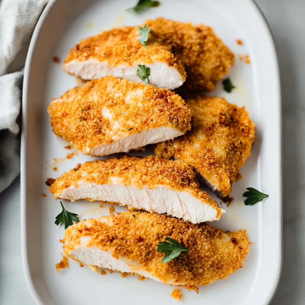 Air Fryer Breaded Chicken