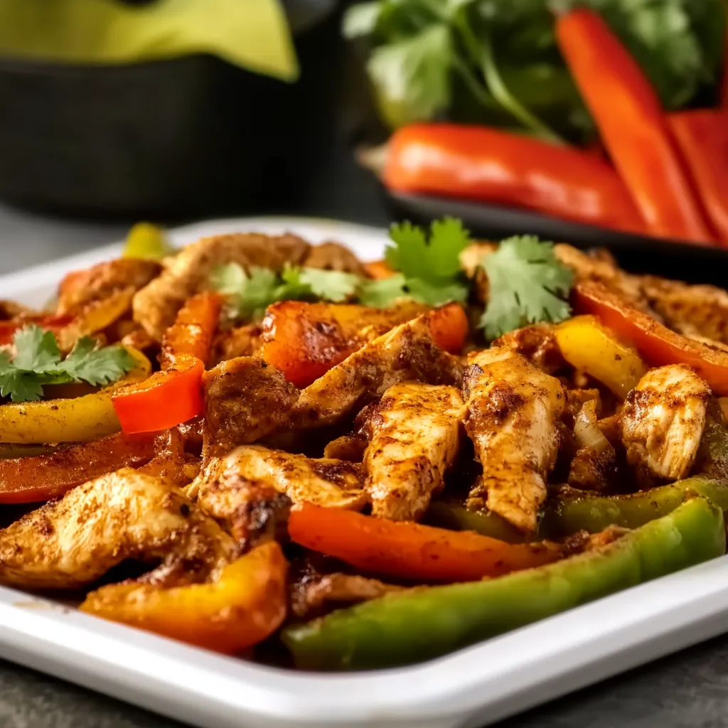 Air Fryer Chicken Fajitas Easy