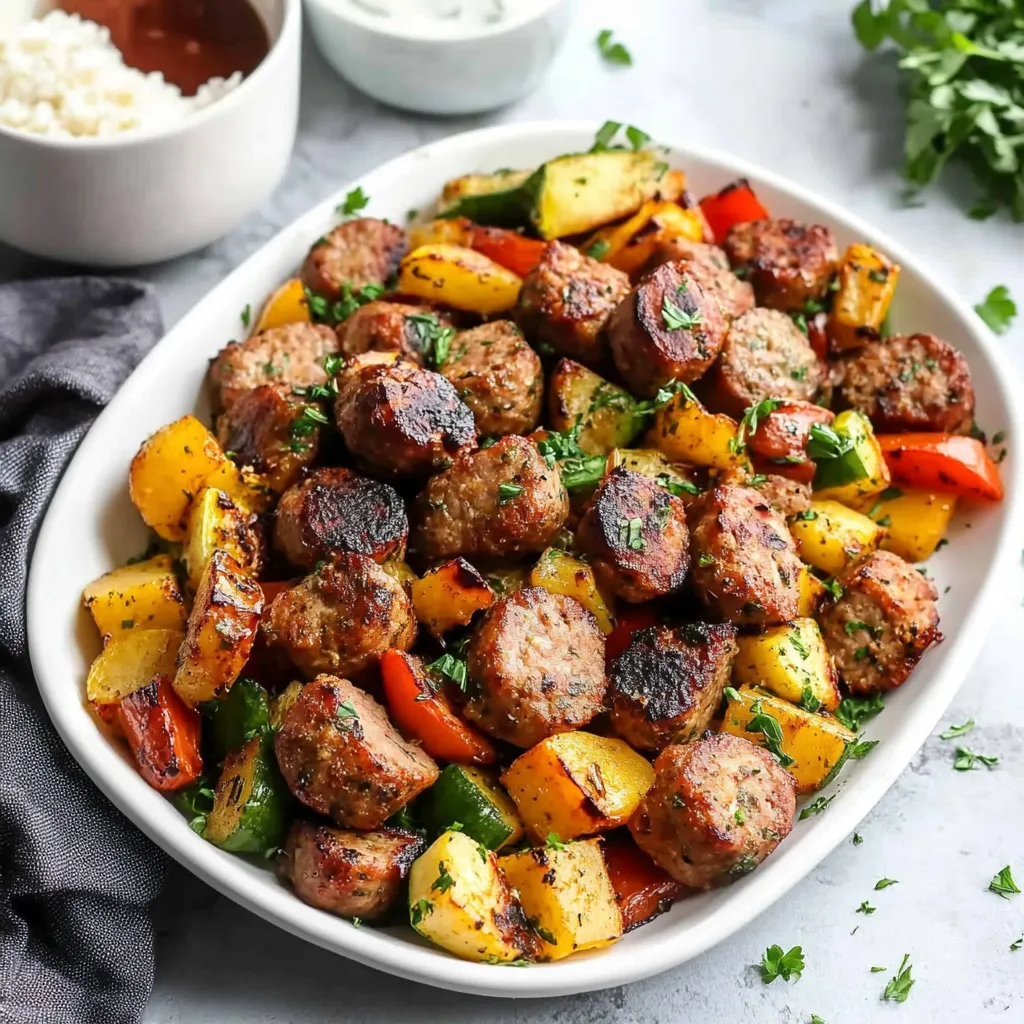 Air Fryer Chicken Sausage Links