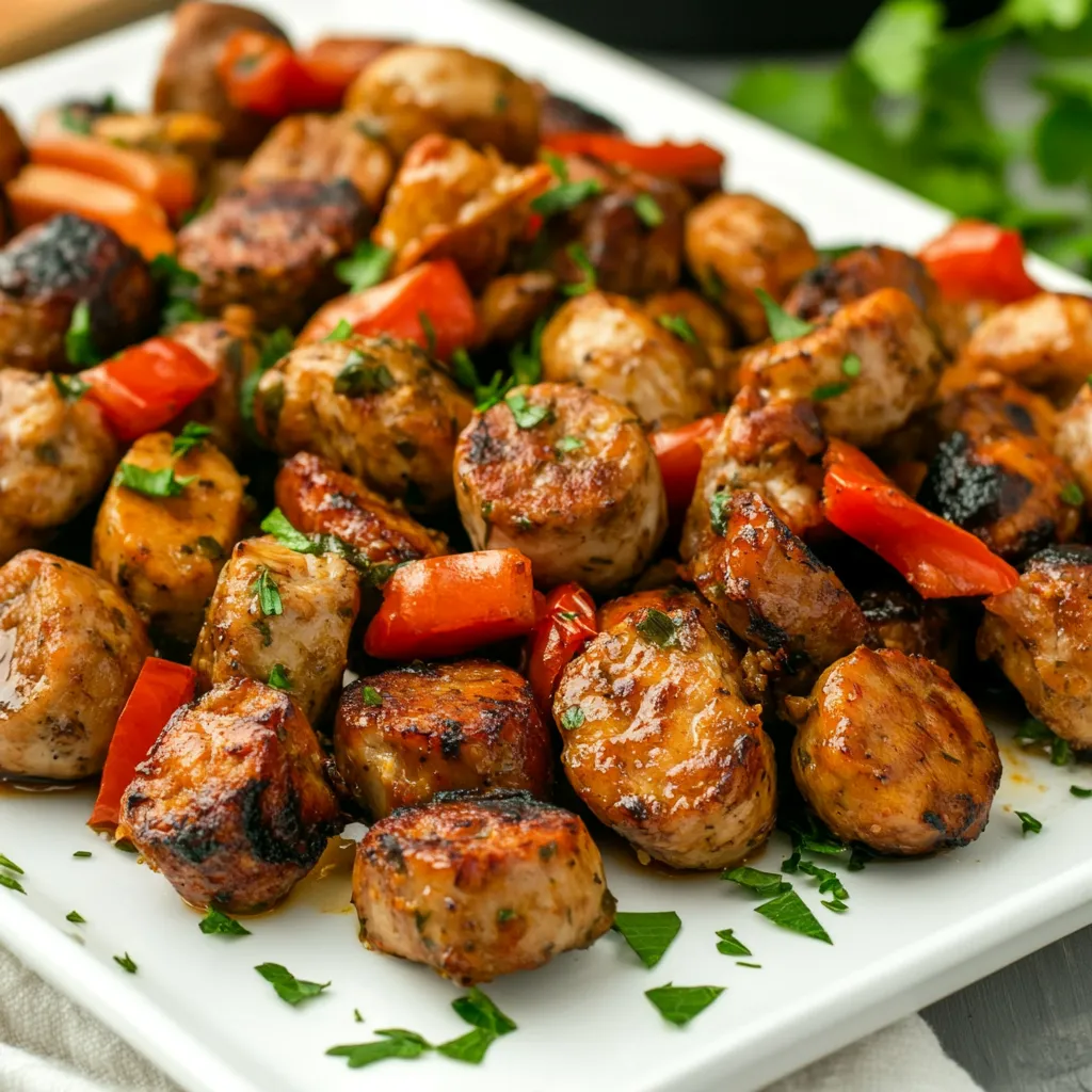 Air Fryer Chicken Sausage and Potatoes