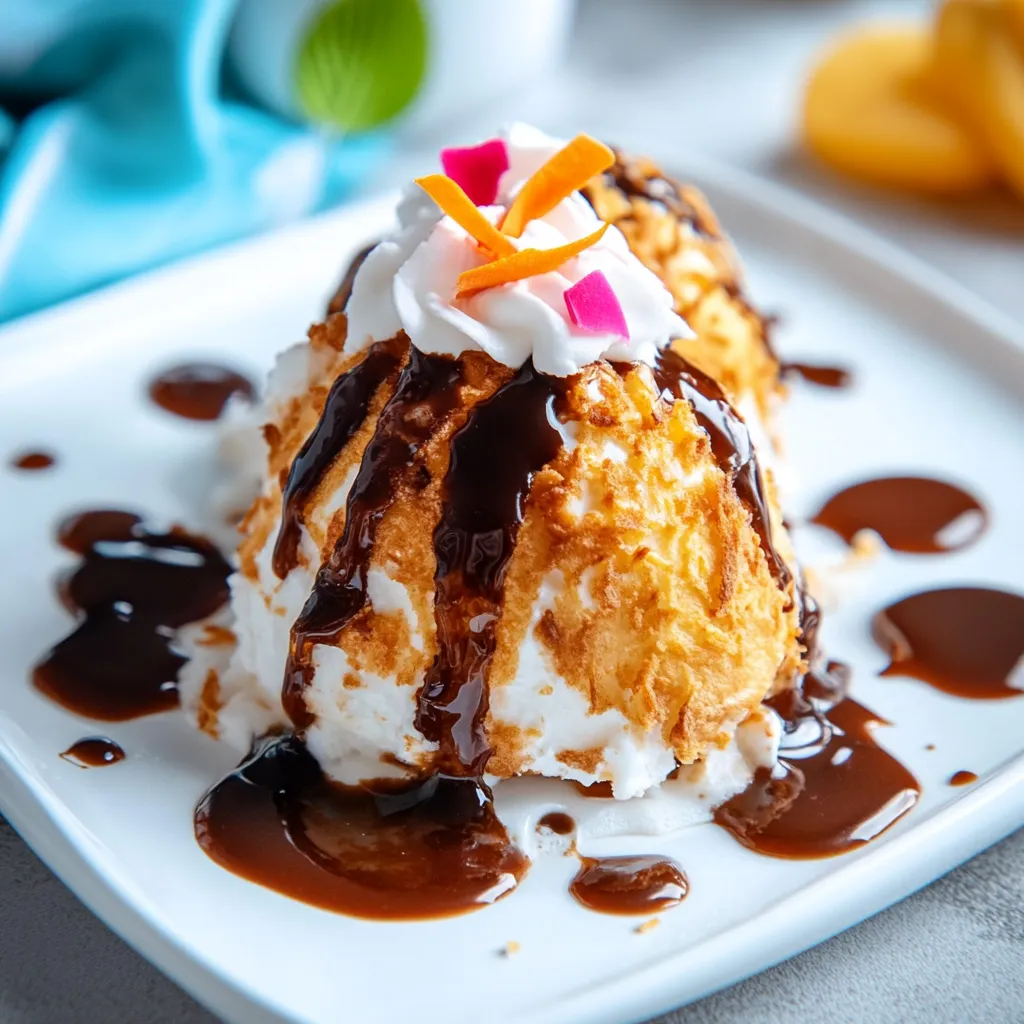 Fried Ice Cream in the Air Fryer