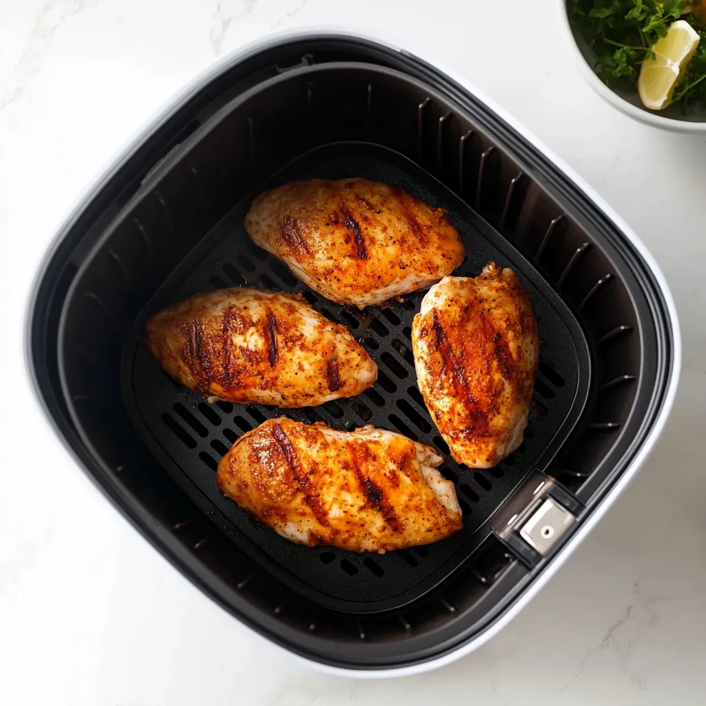 Air Fryer Frozen Chicken Breast