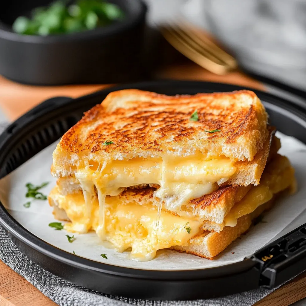 Air Fryer Grilled Cheese