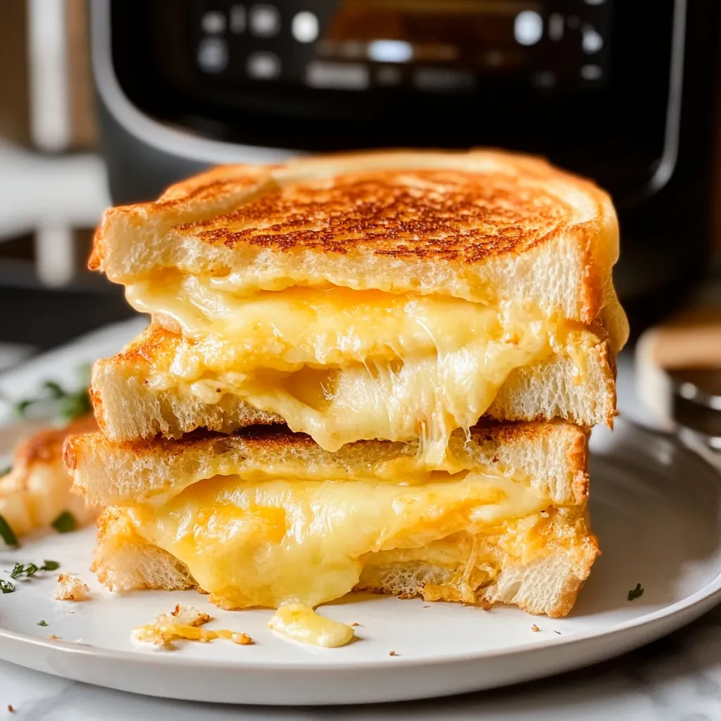 Air Fryer Grilled Cheese