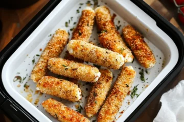 Air Fryer Mozzarella Sticks