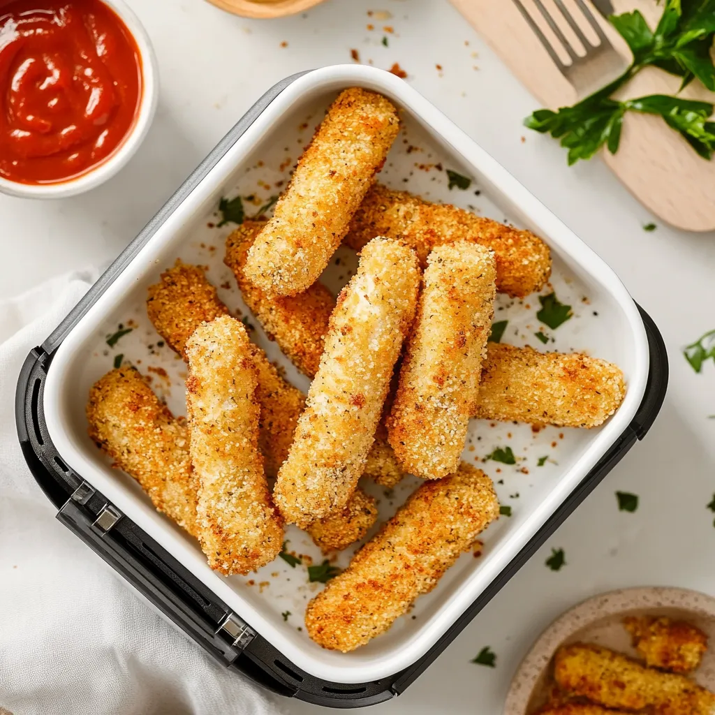 Air Fryer Mozzarella Sticks (5)