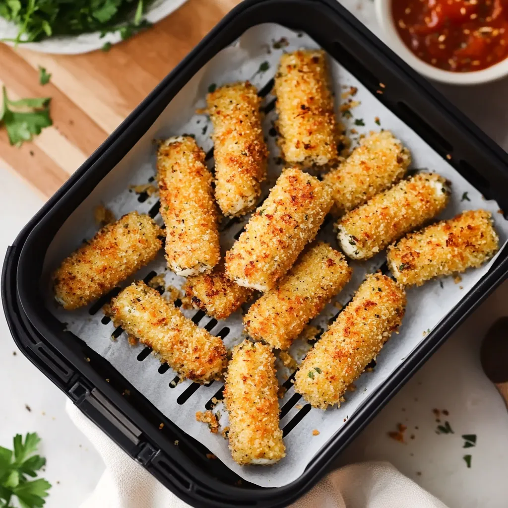 Air Fryer Mozzarella Sticks 