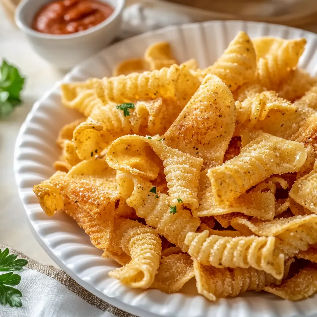 Air Fryer Pasta Chips