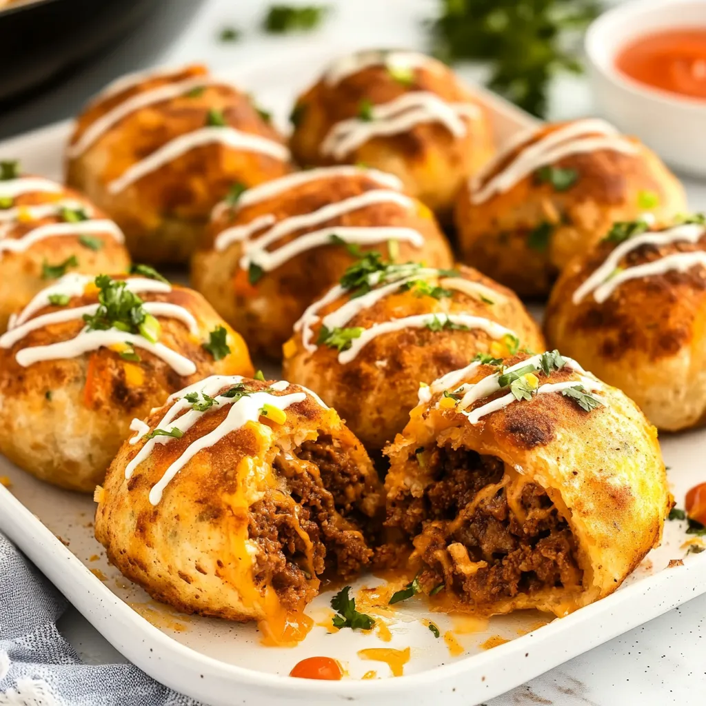 Air Fryer Taco Bombs Healthy