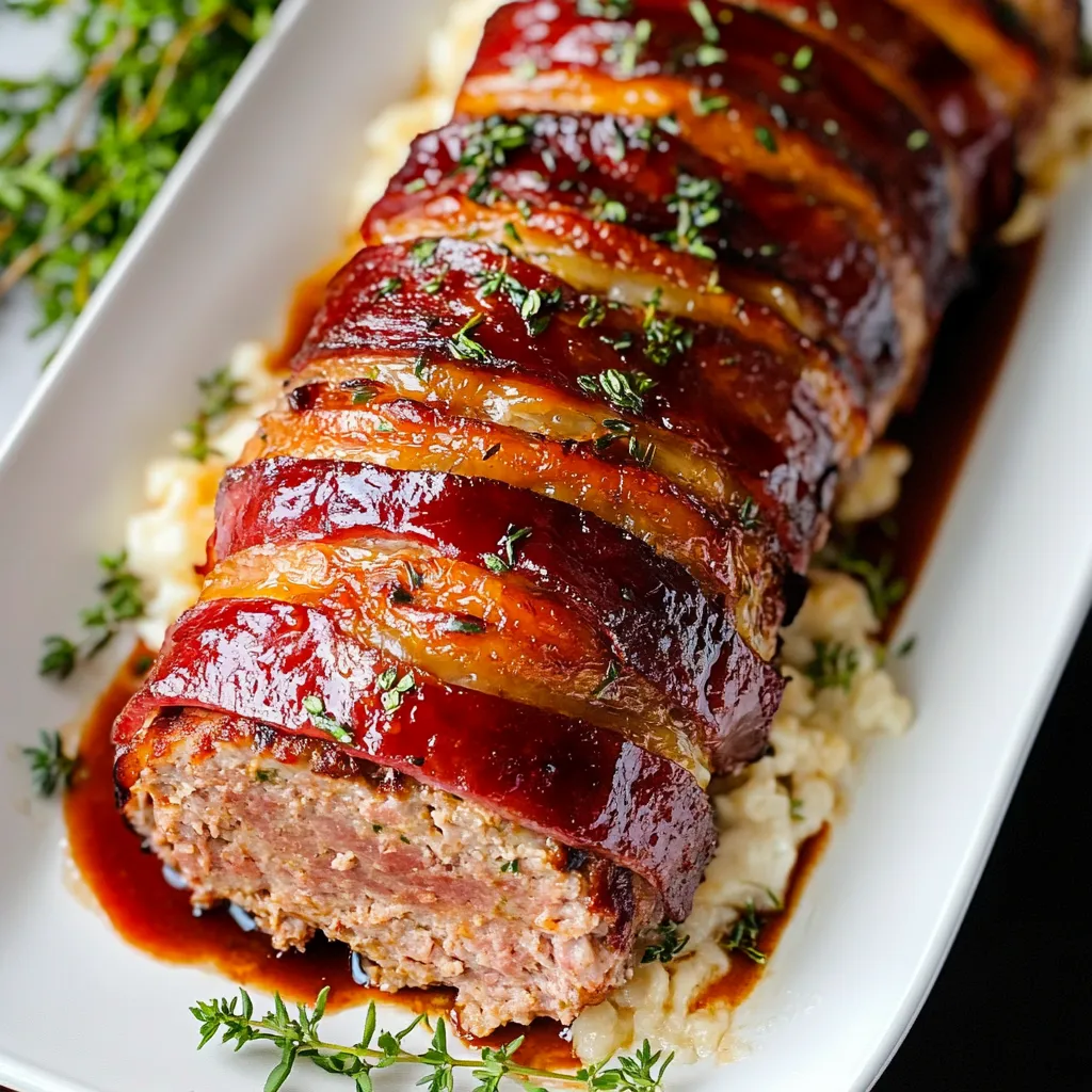 Bacon Wrapped Meatloaf