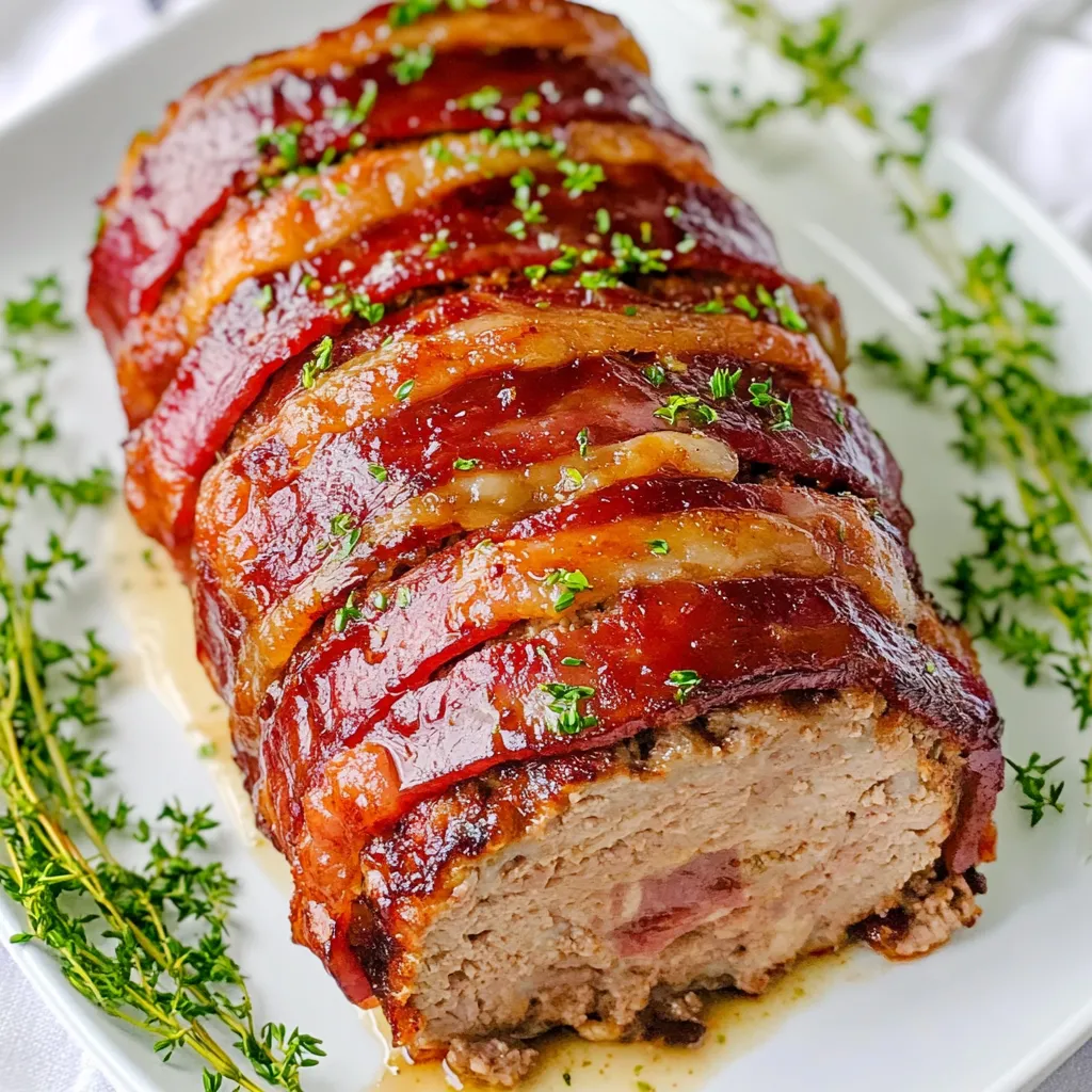 Bacon Wrapped Meatloaf