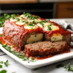 Best Mozzarella Stuffed Italian Meatloaf