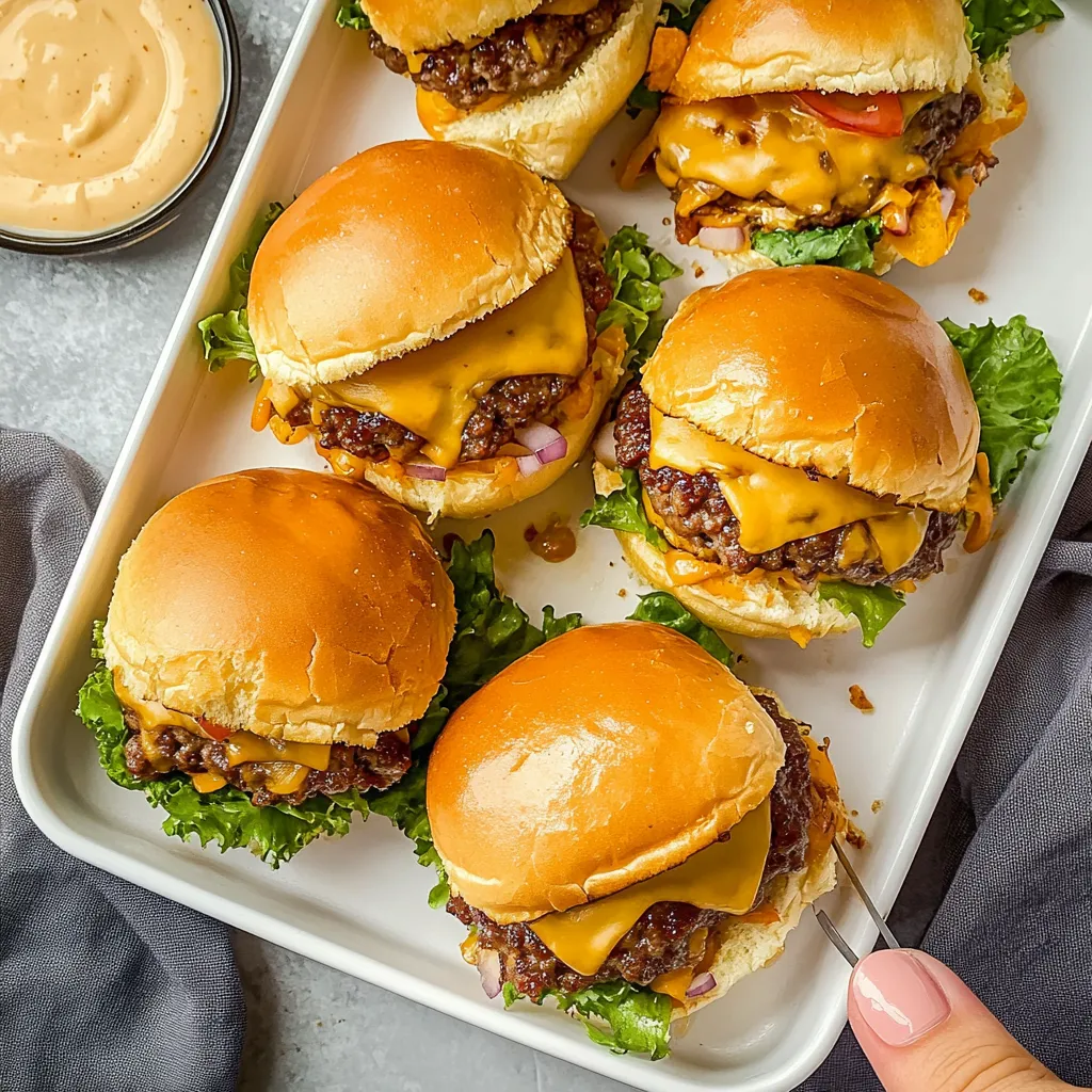 Cheeseburger Sliders Recipe