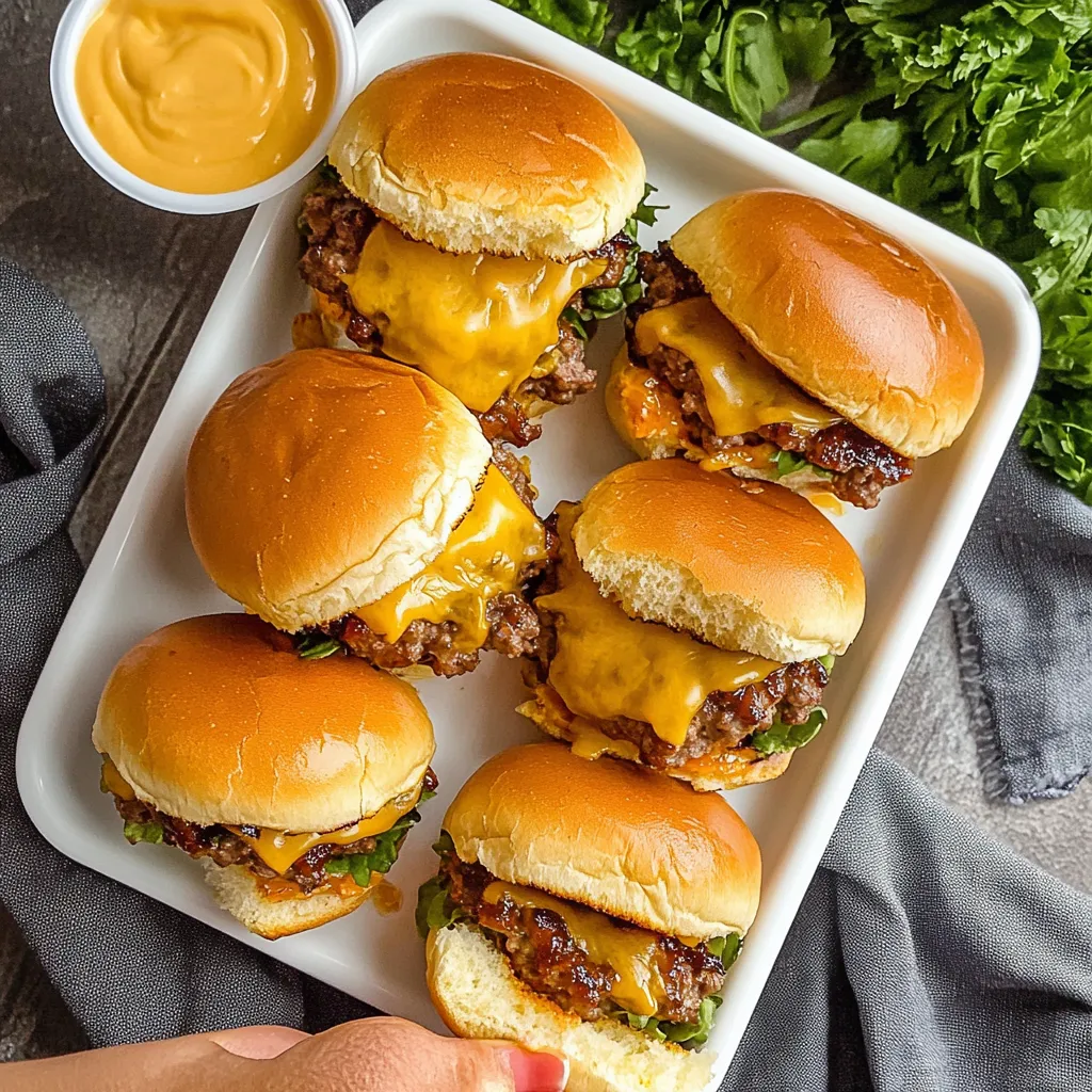 Cheeseburger Sliders Recipe