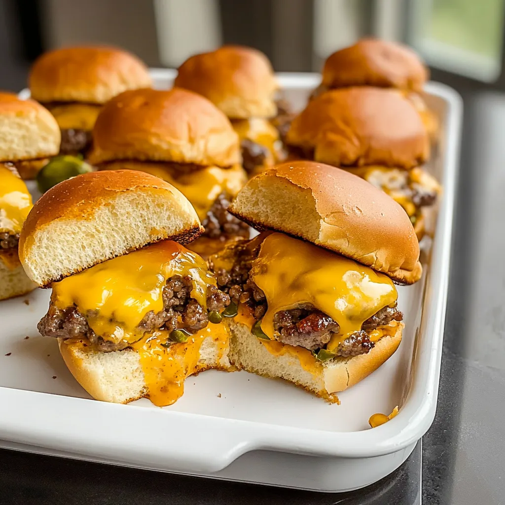 Cheeseburger Sliders Recipe