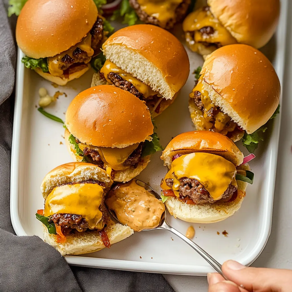 Cheeseburger Sliders Recipe