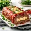 Delicious Mozzarella Stuffed Italian Meatloaf