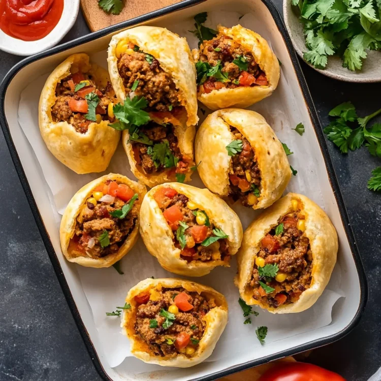 Air Fryer Taco Bombs