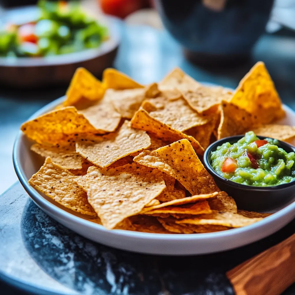 Crispy Homemade Air Fryer Tortilla Chips