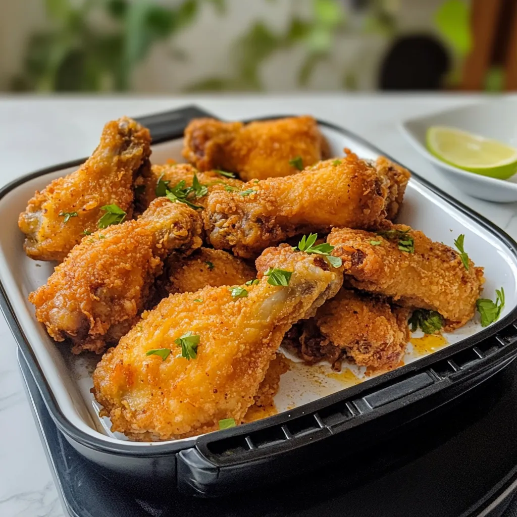 2 Ingredient Air Fryer Fried Chicken